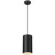 Searcy 1 Light 5.91 inch Powder Coated Black Outdoor Hanging Pendant
